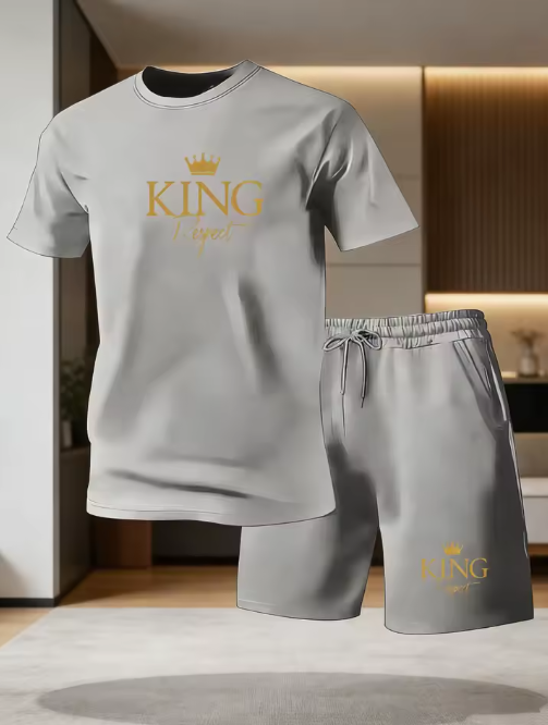 KING Respect Men's T-Shirt & Shorts Set