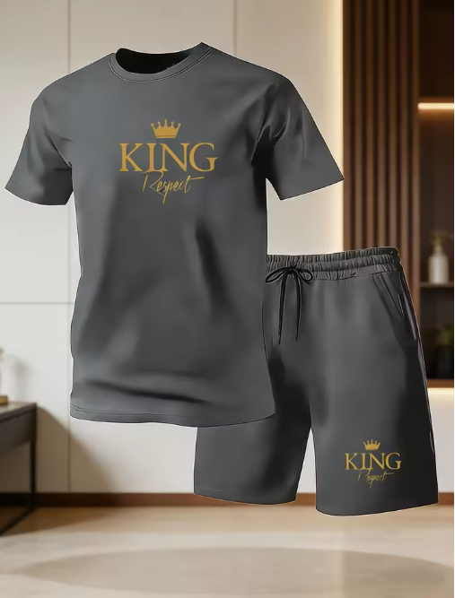 KING Respect Men's T-Shirt & Shorts Set