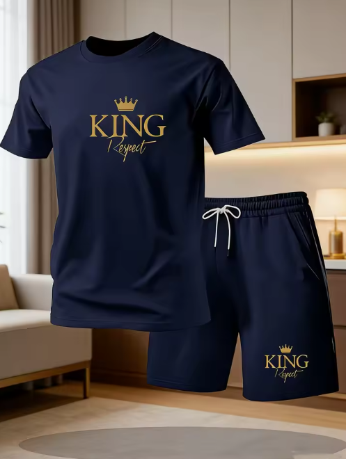 KING Respect Men's T-Shirt & Shorts Set