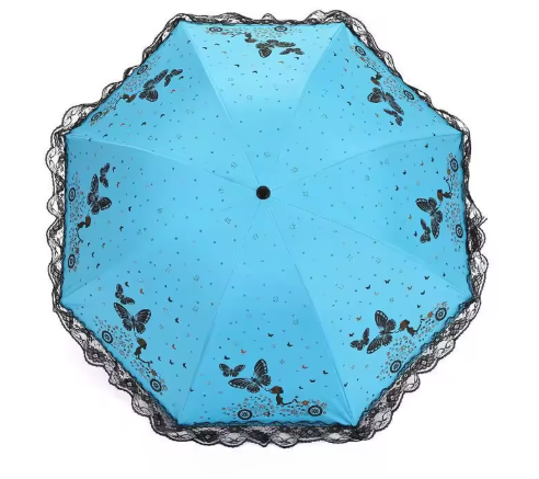 Butterfly Lace Folding Umbrella