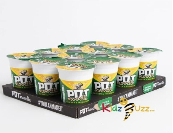 Pot Noodle: Chicken & Mushroom 12 x 90g Pots