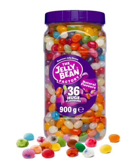 The Jelly Bean Factory, Jelly Beans 900g Jar, Gluten Free