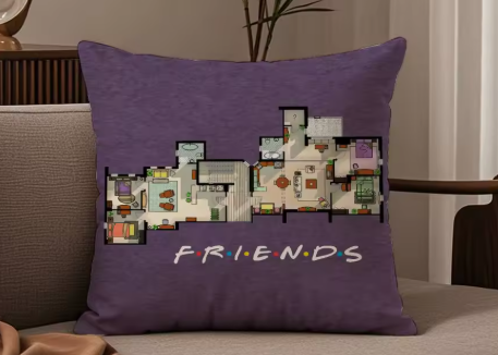 Friends Inspired Decorative Cushion Cover