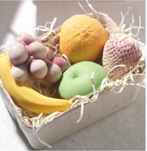 Basket of Chocolate Fruit