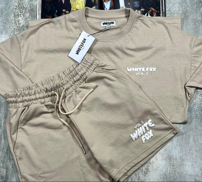 Ladies White Fox Set