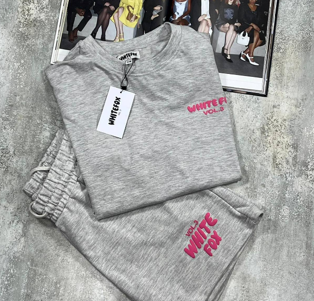 Ladies White Fox Set