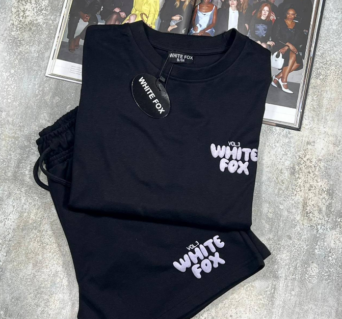 Ladies White Fox Set