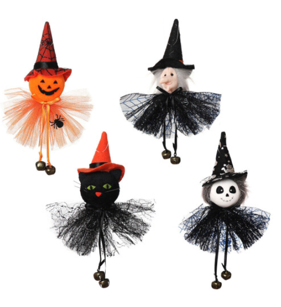 4X Gnome Plush Doll Tree Pendant Hanging Ornament Party for Halloween Décor