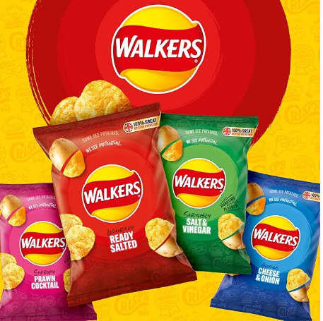 Walkers Classic Variety Multipack Crisps Box 20x25g