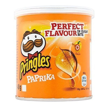 Pringles Sweet Paprika Paprika Chips | 12 small cans for on the go (12 x 40g)