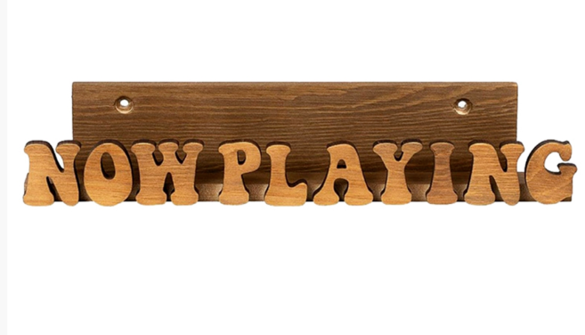 Now Playing Vinyl Record Stand Display Wall Mount