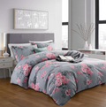 Reversible Duvet Quilt Cover Bedding Set With Pillow Cases