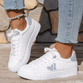 Women's Heart Detail Casual Trainers