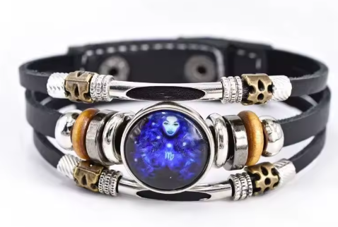 Zodiac Luminous Multi-Layer Leather Bracelet