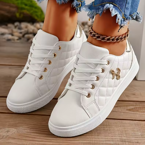 Women's Quilted Casual Trainers