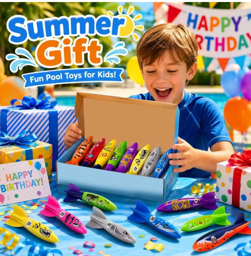 Fast Sinking Diving Torpedo Toy Set