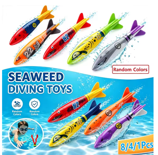 Fast Sinking Diving Torpedo Toy Set