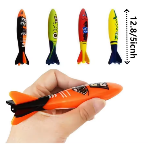 Fast Sinking Diving Torpedo Toy Set