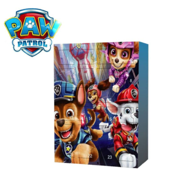 Paw Patrol Christmas Advent Calendar: 24 Gifts Countdown Box Toys
