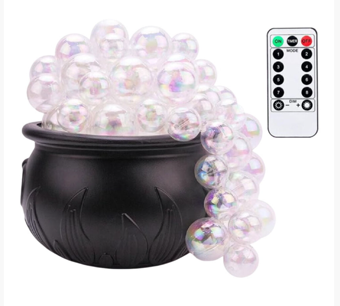 DIY Bubbling Witch Cauldron with Twinkling Lights