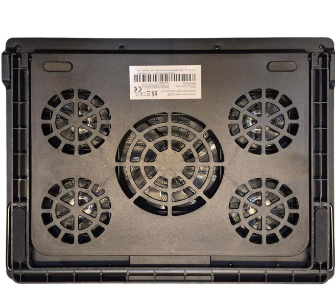 Laptop Cooling Pad 5 Fan LED Stand 12-17"