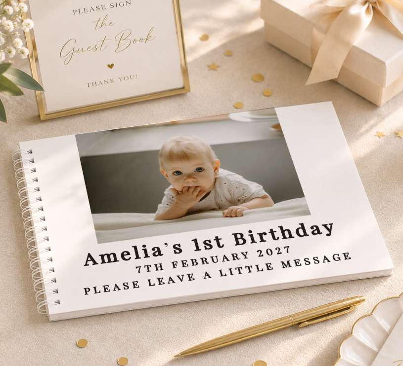 Personalised Photo Upload Guest Book