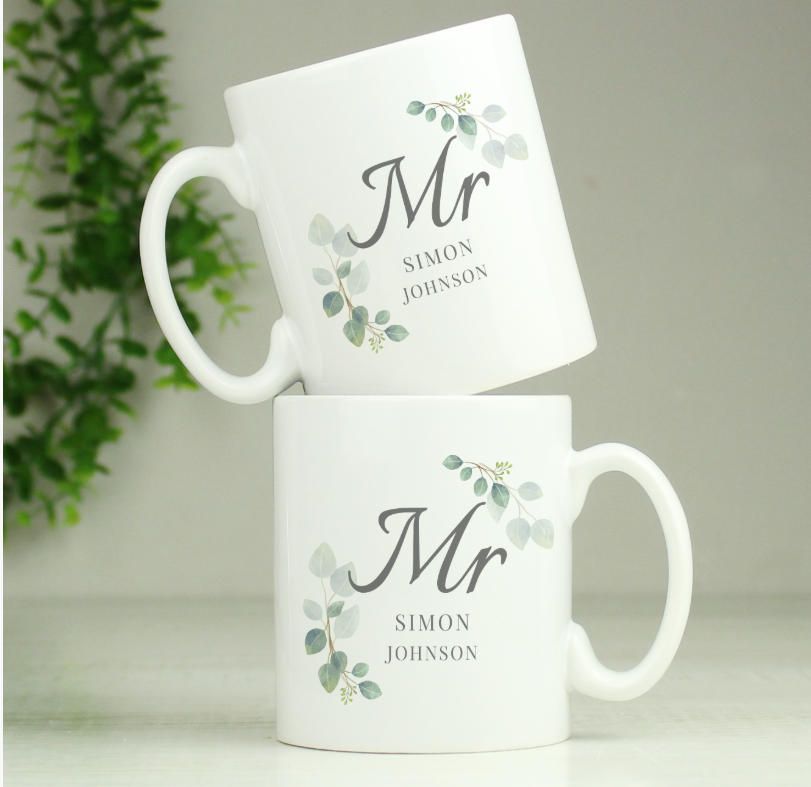 Personalised Botanical Mr Mug