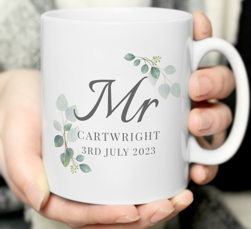 Personalised Botanical Mr Mug
