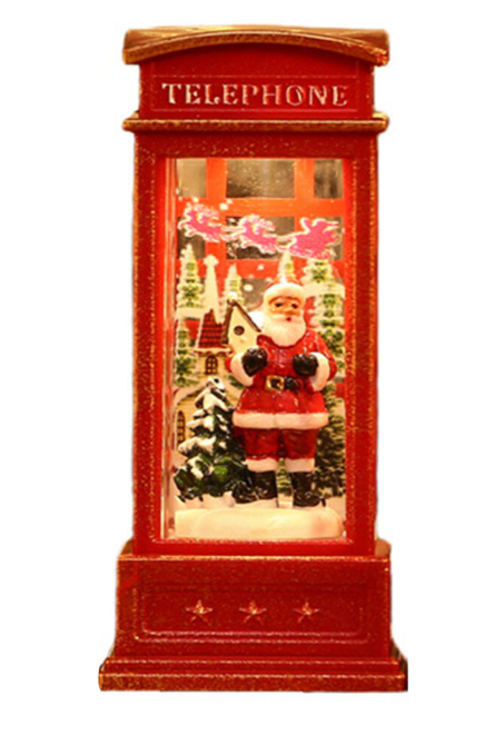 Snow Globe Lantern Telephone Booth Designed