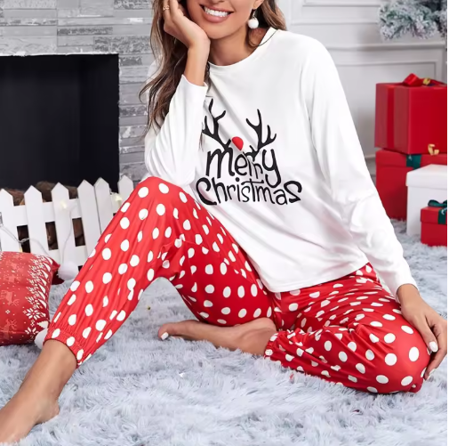 Ladies Christmas Pyjama Set
