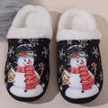 Cosy Snowman Winter Slippers