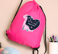 Personalised Dinosaur Pink Kit Bag