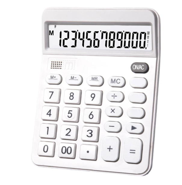 12-Digit Talking Calculator with Large Display & Clear Audio