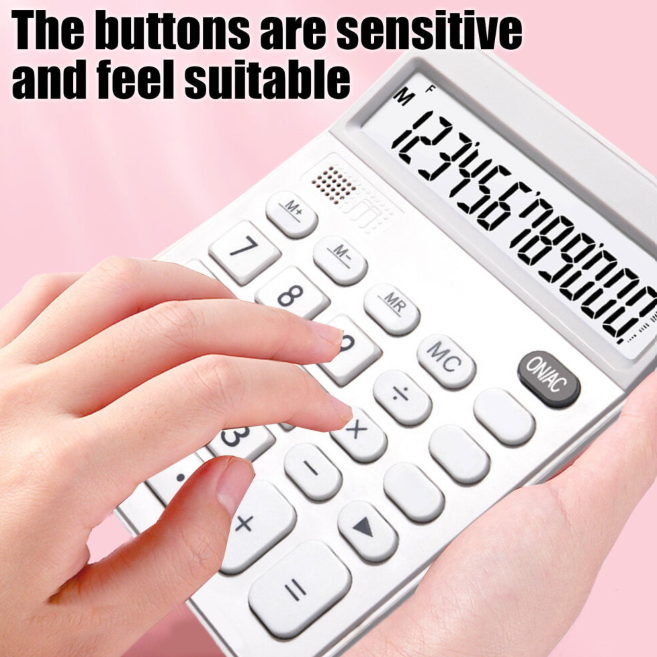12-Digit Talking Calculator with Large Display & Clear Audio