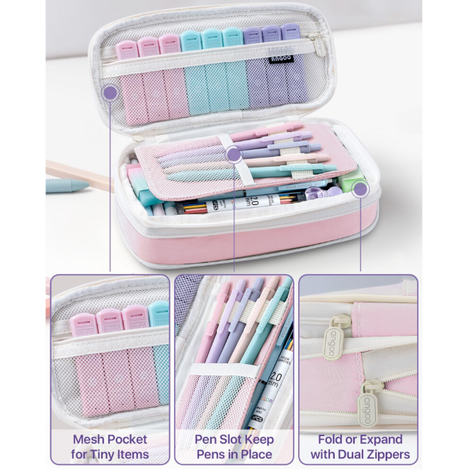 Four Candies 36PCS Aesthetic School Supplies in Pencil Case