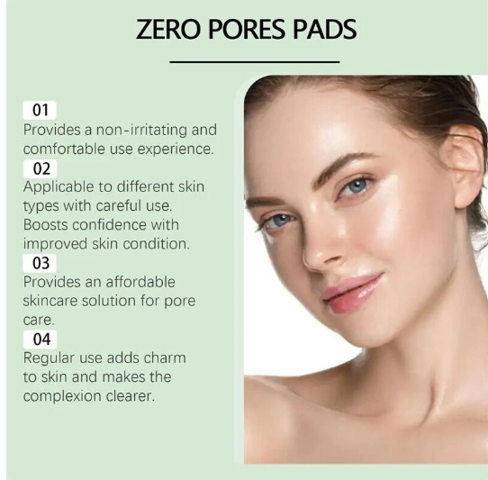 2X QUIA Zero Pore Pads Targets Large Pores and Uneven Tone