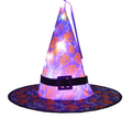 Festive LED Witch Hat Lights for Halloween