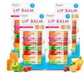 SOL 28pk Lip Balm Set Flavoured Moisturiser for Lips with Beeswax & Vitamin E