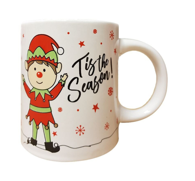 4 Christmas Mugs Cups