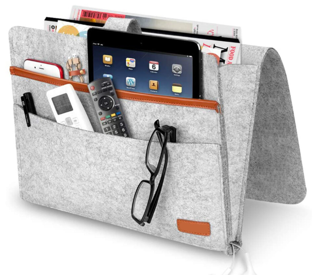Scratch Protection Bedside Caddy, Multi-functional Use Storage Organizer