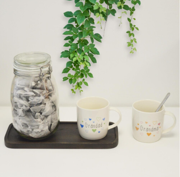 Grandparents Mugs Grandma Grandad Gift Set