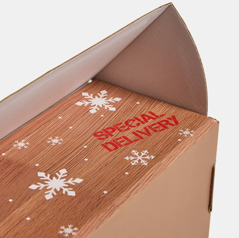 Wooden Effect Christmas Eve Box