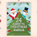 Personalised 24 Sleeps Christmas Activity Advent Calendar