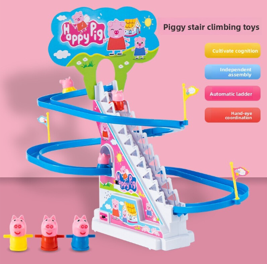 Peppa Stair Pig Climber Electric Toy With Music