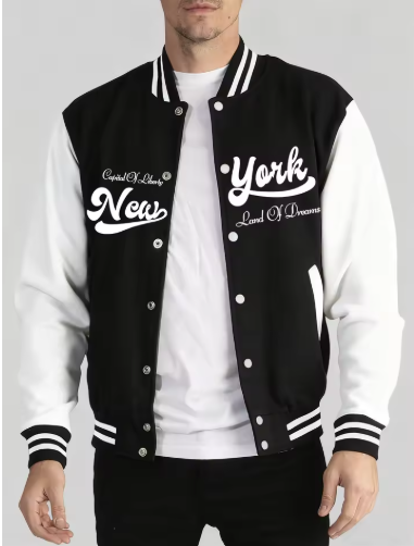 Men’s New York Varsity Bomber Jacket