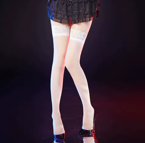 Lace Top Thigh High Stockings