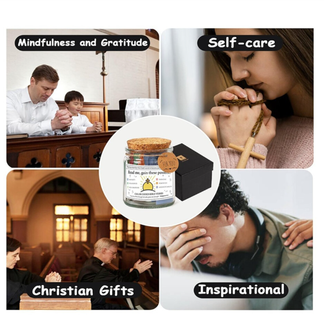 Bible Verses in A Jar, Read Me When Jar for Emotions and Feelings
