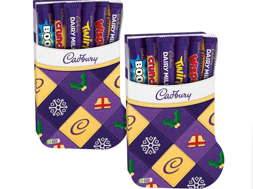 Cadbury Dairy Milk Christmas Stocking Selection Box 174g (Bundle of 2)