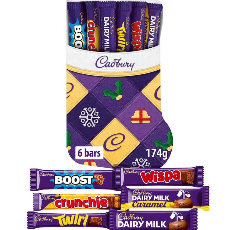 Cadbury Dairy Milk Christmas Stocking Selection Box 174g (Bundle of 2)