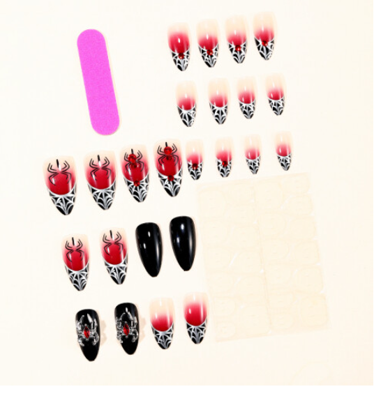 Halloween Press-on Nails Medium Almond 24 pcs